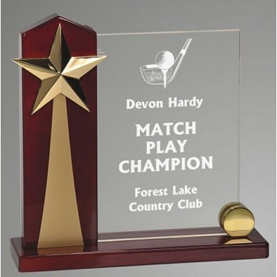 8½" Rising Star Vertical Acrylic Award