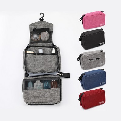 Hanging Travel Toiletry Organizer Bag (Wet/Dry Separation)